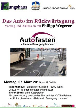 Veranstaltung - Das Auto im Rückwärtsgang