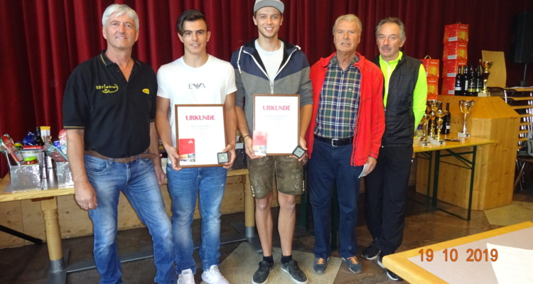 Ehrung für verdiente Nachwuchsstocksportler Ehrung für verdiente Nachwuchsstocksportler