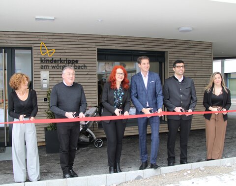 Feierliche Eröffnung der Kinderkrippe am Wörgler Bach