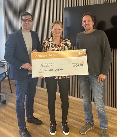 Fest der Nationen - Spendenübergabe 