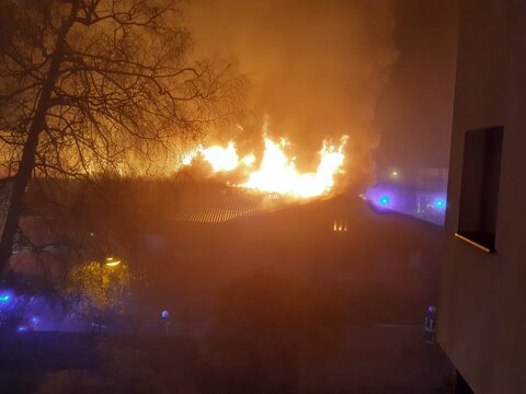 Firma Geotec in Vollbrand