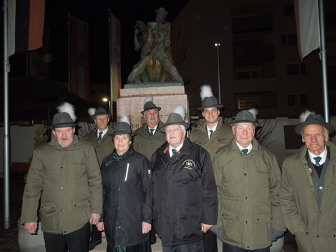 Gedenken an die Bombenopfer