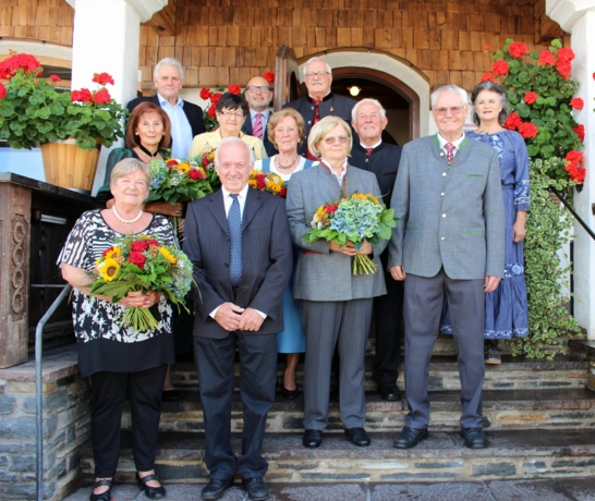 Gruppenfoto Jubelpaare Gruppenfoto Jubelpaare