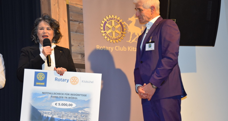 Großzügige Spende des Rotary Clubs Wörgl-Brixental Großzügige Spende des Rotary Clubs Wörgl-Brixental