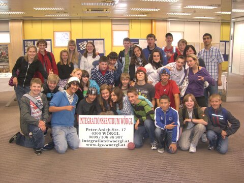 Schüler/Innen der Hauptschule Kundl 