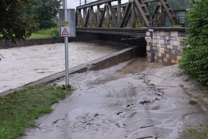 Hochwasser verschonte Wörgl Hochwasser verschonte Wörgl