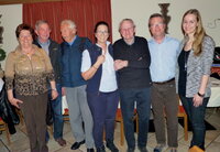 Vorstand des Wörgler Trabrennvereines - von links: Annemarie Duregger, Johann Ebner sen., Andreas Lenk sen., Nicole Wegscheider, Walter Klingler, Robert Duregger, Ingrid Egger