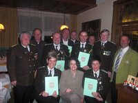 Foto vlnr: Ing. Mair Hansjörg, Widschwentner Hubert, Werlberger Sandra, Oberhofer Robert, Lanzinger Josef, Oberhofer Hansi jun., Wechner Hedi, Riedmann Florian, Waller Peter, Werlberger Silvia, Patka Walter, Lanner Johann