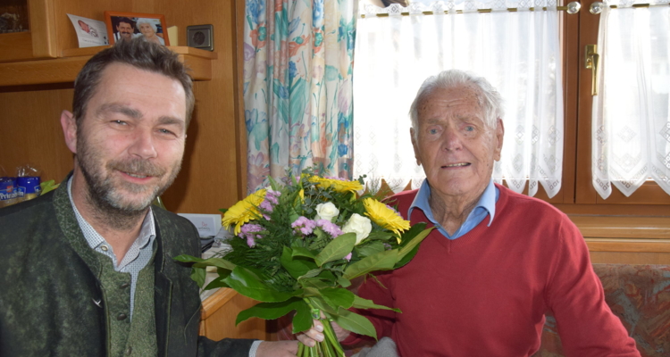 Josef Berger feiert 95. Geburtstag Josef Berger feiert 95. Geburtstag