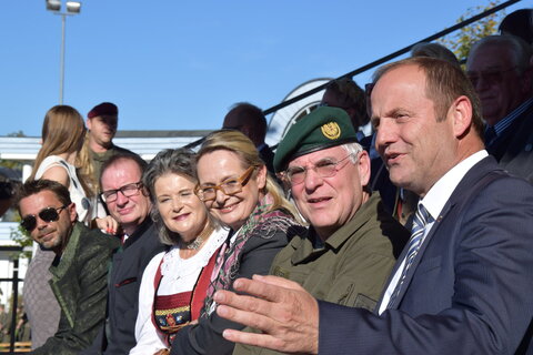 Kaiserwetter bei Angelobung in Wörgl