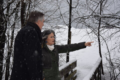 Lokalaugenschein der Bürgermeisterin