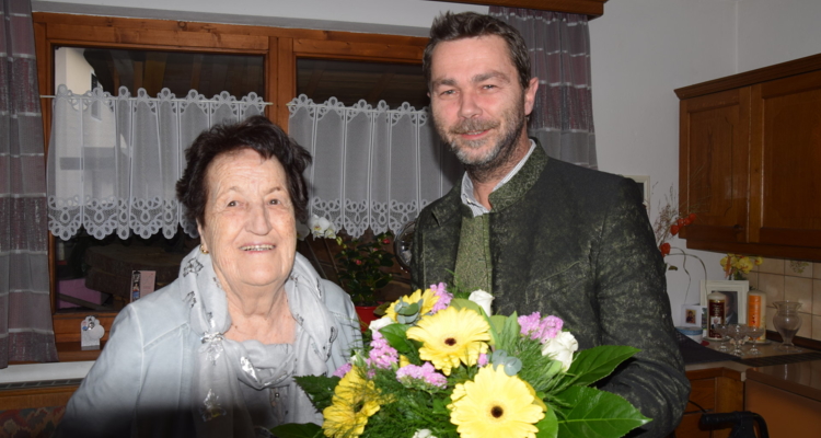 Maria Steiner schaut auf 90 Jahre zurück Maria Steiner schaut auf 90 Jahre zurück