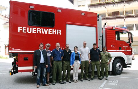 Neues Wechselcontainerfahrzeug der Feuerwehr vorgestellt