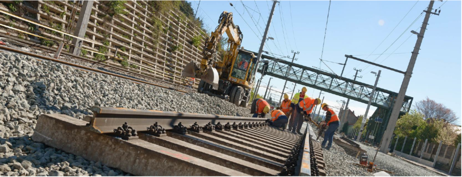 ÖBB arbeitet an den Gleisanlagen ÖBB arbeitet an den Gleisanlagen