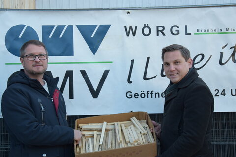 OMV spendet für Licht für Wörgl