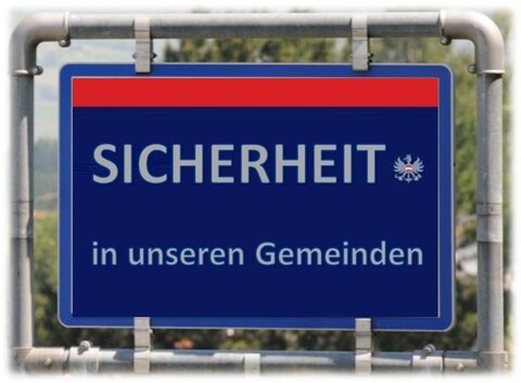 Logo, Sicherheit in unseren Gemeinden