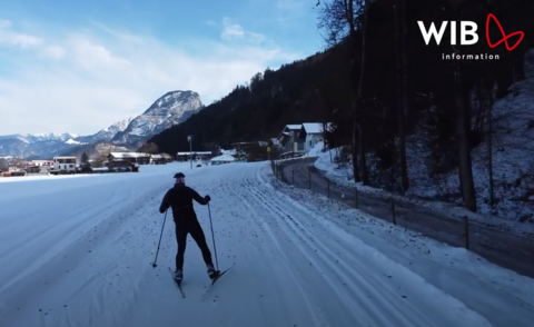 Schneesichere Langlaufloipe in Wörgl
