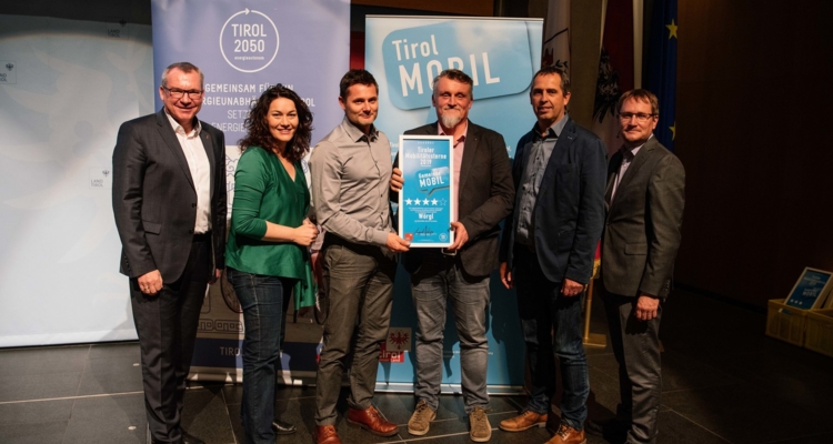 Stadt Wörgl erhält Tiroler Mobilitätsauszeichnung 2019 Stadt Wörgl erhält Tiroler Mobilitätsauszeichnung 2019