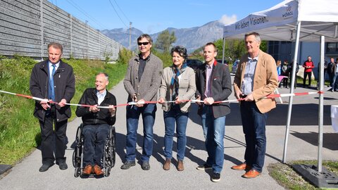 Stadt Wörgl eröffnet neuen Radweg Pinnersdorf