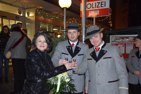 Stadtmusikkapelle gratuliert Bürgermeisterin