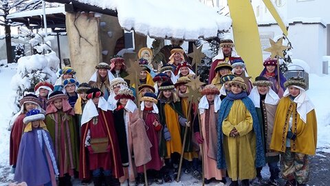 Sternsingeraktion in Wörgl