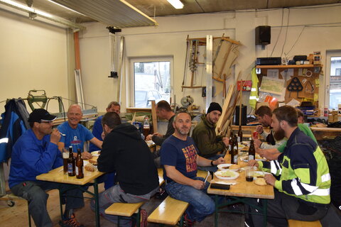 Traditionelle Winterdienstabschlussfeier