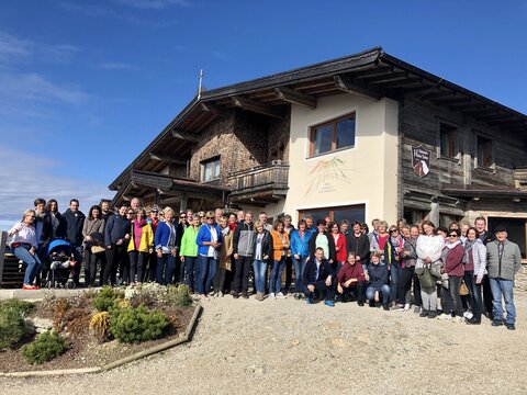 Vermieterfrühstück am Gipfel der Hohen Salve