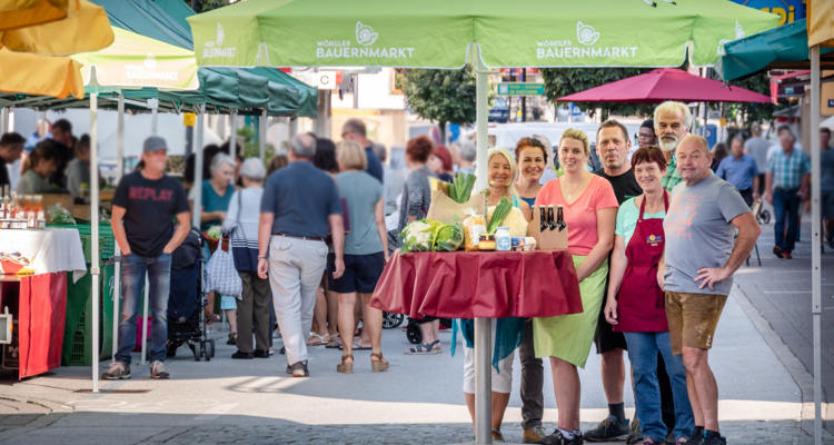 Wörgler Bauernmarkt bringt frische Produkte auch vor die Haustür Wörgler Bauernmarkt bringt frische Produkte auch vor die Haustür