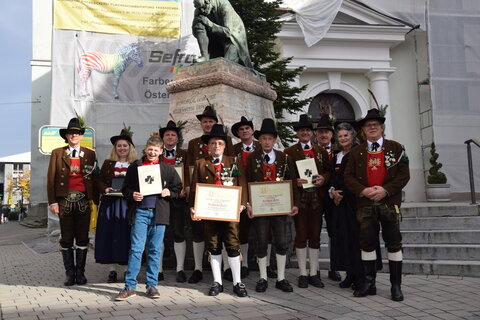 Wörgler Schützenkompanie ehrt verdiente Mitglieder