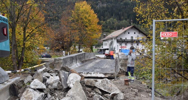 Zehenthofer-Brücke wird vorübergehend geöffnet Zehenthofer-Brücke wird vorübergehend geöffnet