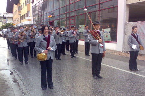 Stadtmusikkapelle Wörgl beim Maiblasen