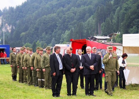 Ehrengäste beim Nasswettbewerb
