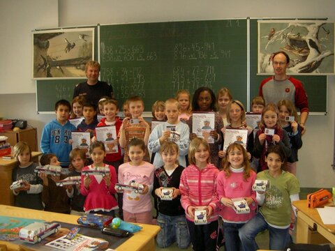 Kinderpolizisten in Wörgl