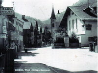 Wörgler Kriegerdenkmal 1928