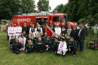 Hasici Albrechtice mit Wörgler Delegation und neuem Auto
