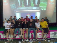 Das erfolgreiche PV-Team nach getaner Arbeit