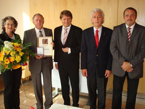 Walter Kendlbacher mit SPÖ Funktionären