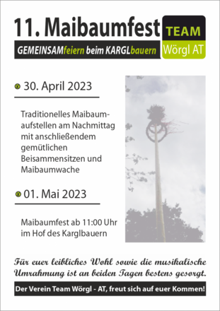 11. Maibaumfest des Team Wörgl AT