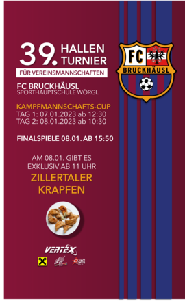 39. Hallenturnier des FC Bruckhäusl