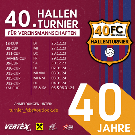 40. Hallenturnier des FC Bruckhäusl