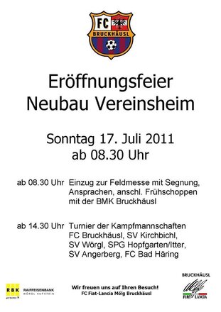 Programm der Eröffnungsfeier