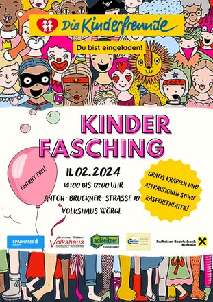 Faschingsparty der Kinderfreunde