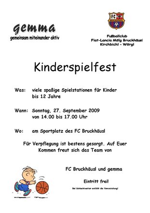Kinderspielfest Bruckhäusl