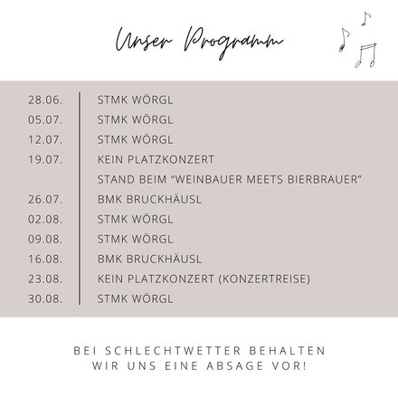 Platzkonzert - Bundesmusikkapelle Bruckhäusl