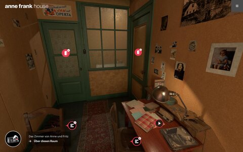 Virtuell das Anne Frank Haus besuchen