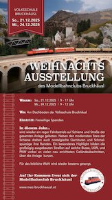 Weihnachtsausstellung des Modellbahnclubs Bruckhäusl