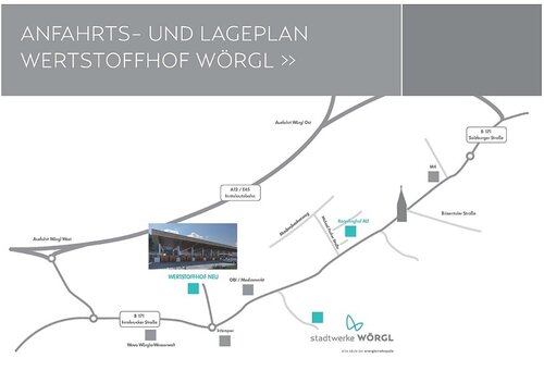 Wertstoffhof - Lageplan