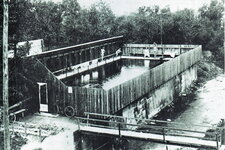 Das erste Wörgler Schwimmbad in der Wildschönauer Straße